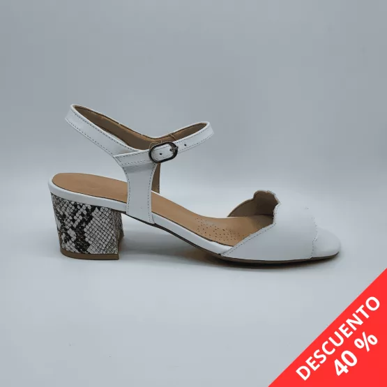 DESIREÉ MOD. LUNA 7, SANDALIA BLANCO