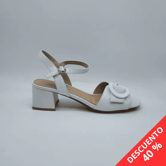 MYSOFT MOD. 23M044, SANDALIA BLANCO