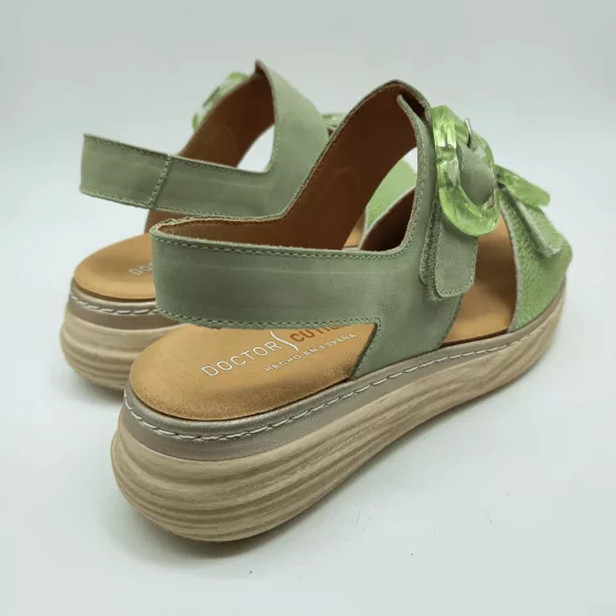 DOCTOR CUTILLAS MOD. 46019, SANDALIA VERDE - Imagen 3