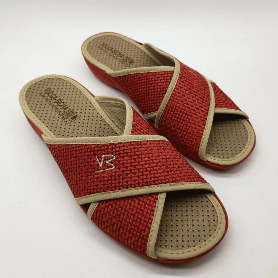 VULCA-BICHA MOD. 4702, ZAPATILLA ROJO - Imagen 2