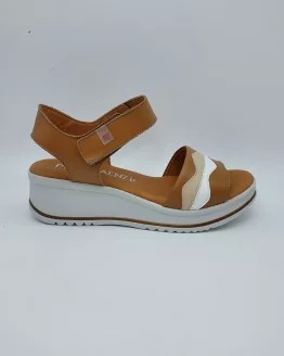 PEPE SAENZ MOD. 11153, SANDALIA CAMEL
