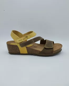 INTER-BIOS MOD. 5378, SANDALIA KAKI-MOSTAZA