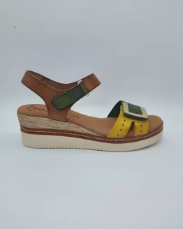 EVA FRUTOS MOD. 558, SANDALIA AVELLANA MULTI