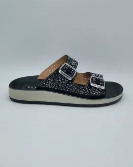 FLY FLOT MOD. 77169-KZ, SANDALIA BLACK