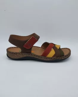 PINK CACAO MOD. PK-73, SANDALIA BIO CASTAÑO