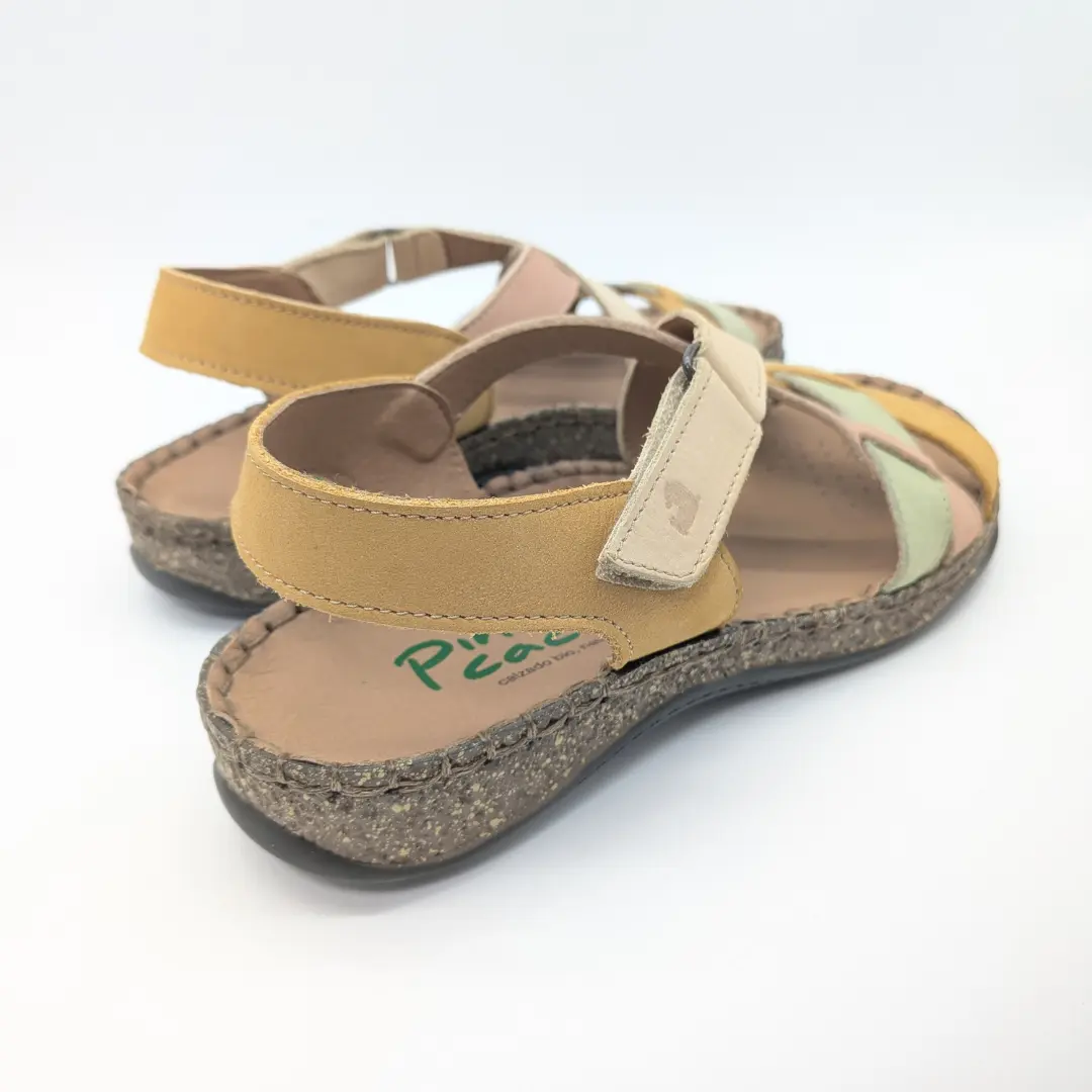 PINK CACAO MOD. PK-76, SANDALIA BIO AMARELO - Imagen 3