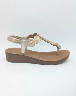 MYSOFT MOD. 26M172, SANDALIA PLATINO