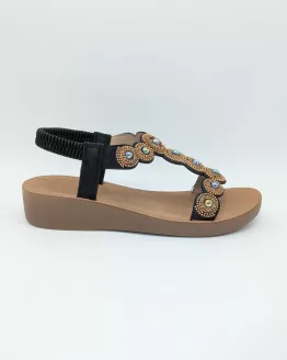 MYSOFT MOD. 26M176, SANDALIA NEGRO