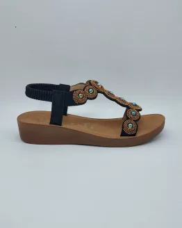 MYSOFT MOD. 26M176, SANDALIA NEGRO